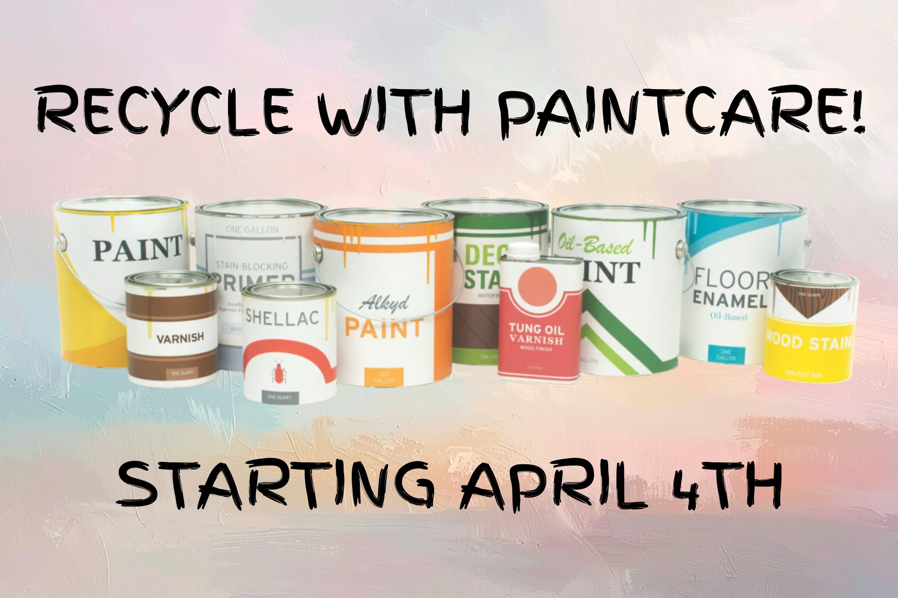 RECYCLE PAINT!